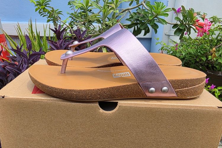 รองเท้า Fitflop ของแท้ รุ่น Iqushion Metallic-Leather เบอร์ US6 รูปที่ 4