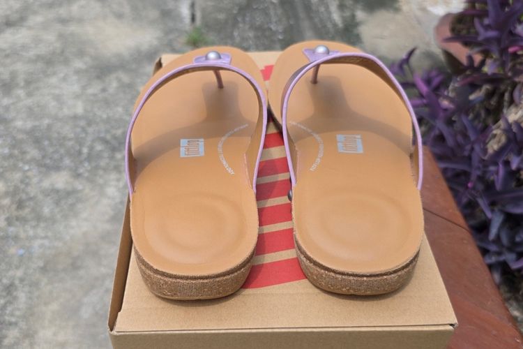 รองเท้า Fitflop ของแท้ รุ่น Iqushion Metallic-Leather เบอร์ US6 รูปที่ 6