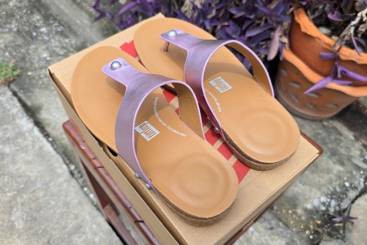 รองเท้า Fitflop ของแท้ รุ่น Iqushion Metallic-Leather เบอร์ US6 รูปที่ 5