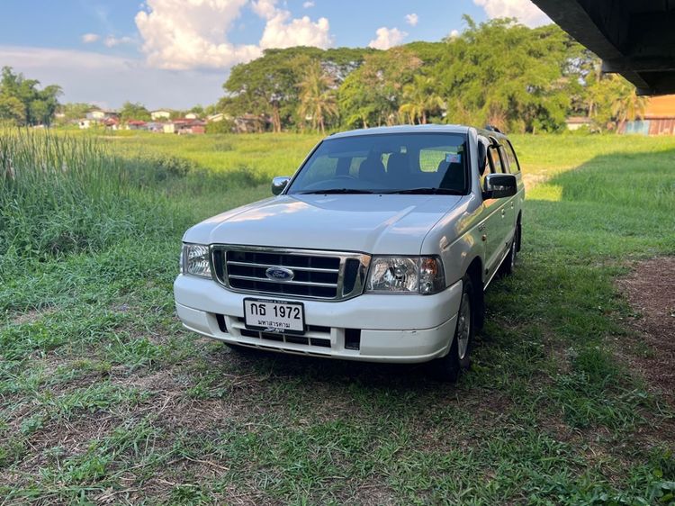 Ford Ranger 2004 2.5 XLT Pickup ดีเซล เกียร์ธรรมดา ขาว รูปที่ 2