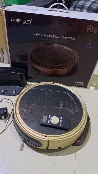 หุ่นยนต์ดูดฝุ่นถูพื้น AUTOBOT MEGA G-Mapping Hybrid Cleaning
มือสองพร้อมใช้งาน มีกล่องเดิม รีโมท แท่นชาร์จ และอะแดปเตอร์ครบ