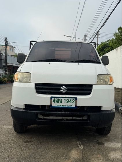 Suzuki Carry 2018 1.6 Pickup เบนซิน ไม่ติดแก๊ส เกียร์ธรรมดา ขาว รูปที่ 3