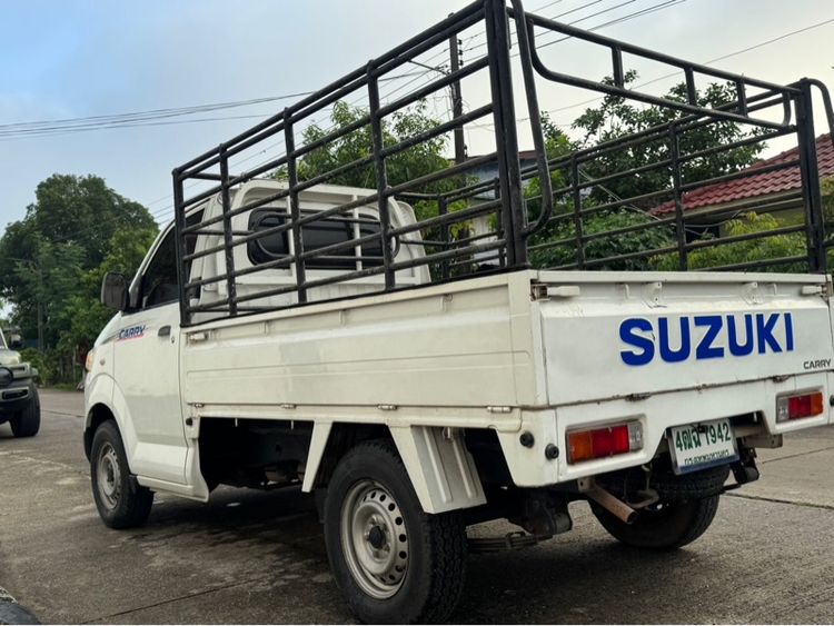 Suzuki Carry 2018 1.6 Pickup เบนซิน ไม่ติดแก๊ส เกียร์ธรรมดา ขาว รูปที่ 4