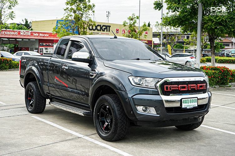 Ford Ranger 2018 2.2 Hi-Rider XLT Pickup ดีเซล ไม่ติดแก๊ส เกียร์อัตโนมัติ เทา รูปที่ 3