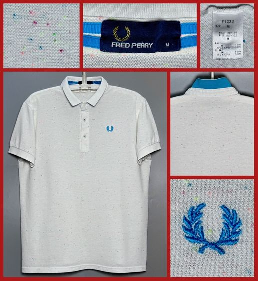 ⚠️รุ่นใหม่‼️เสื้อโปโล FRED PERRY ของแท้  แบบสวยสดใส