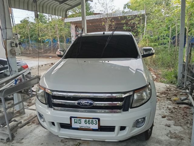 Ford Ranger 2015 2.2 Hi-Rider XLT Pickup ดีเซล ไม่ติดแก๊ส เกียร์ธรรมดา ขาว รูปที่ 4