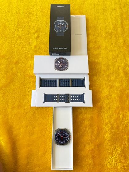 ฟ้า ซิลิโคน Samsung Watch Ultra-2025 ultra2 ใหม่มาก