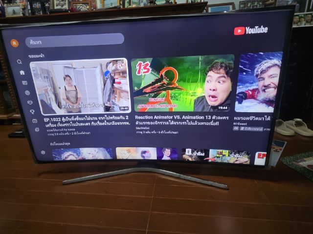  Smart TV Samsung 55นิ้ว จอโค้ง สภาพดี ไม่เคยซ่อม รูปที่ 2