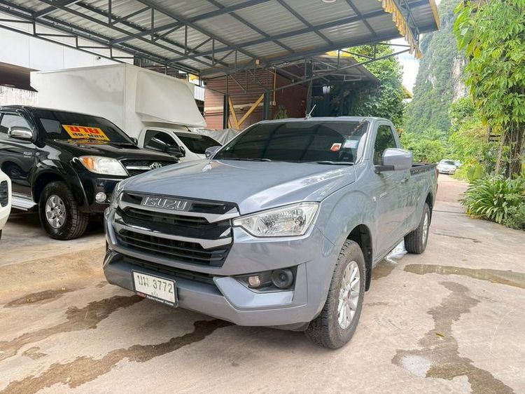 Isuzu D-MAX 2021 1.9 S Pickup ดีเซล ไม่ติดแก๊ส เกียร์อัตโนมัติ เทา