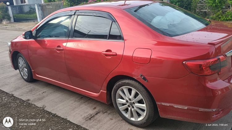 รถ Toyota Corolla Altis 1.8 Sport สี แดง