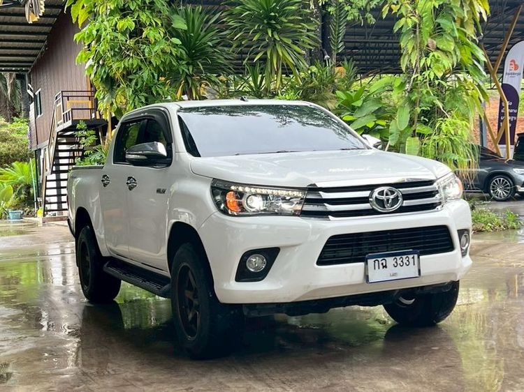 Toyota Hilux Revo 2017 2.4 Prerunner E Plus Pickup ดีเซล ไม่ติดแก๊ส เกียร์ธรรมดา ขาว รูปที่ 3