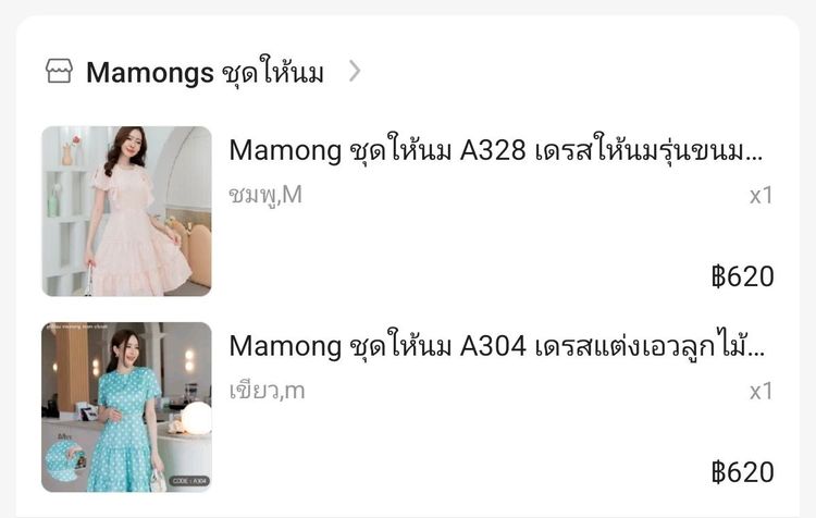 ชุดให้นมแบบซิป งานป้าย มือสอง