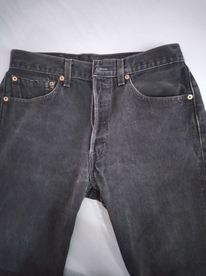 Levi's อื่นๆ ดำ ยีนส์ลีวายส์ 501 ซูเปอร์แบล็ค Made in Mexico ผ่านการใช้งาน