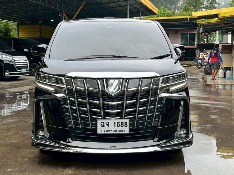 Toyota Alphard 2022 2.5 S C-Package Utility-car เบนซิน ไม่ติดแก๊ส เกียร์อัตโนมัติ ดำ รูปที่ 3