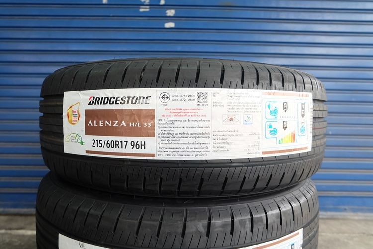 🏆 ยางใหม่ Bridgestone รุ่น Alenza HL 33 ขนาด 215 60R17 ปี25 รูปที่ 2