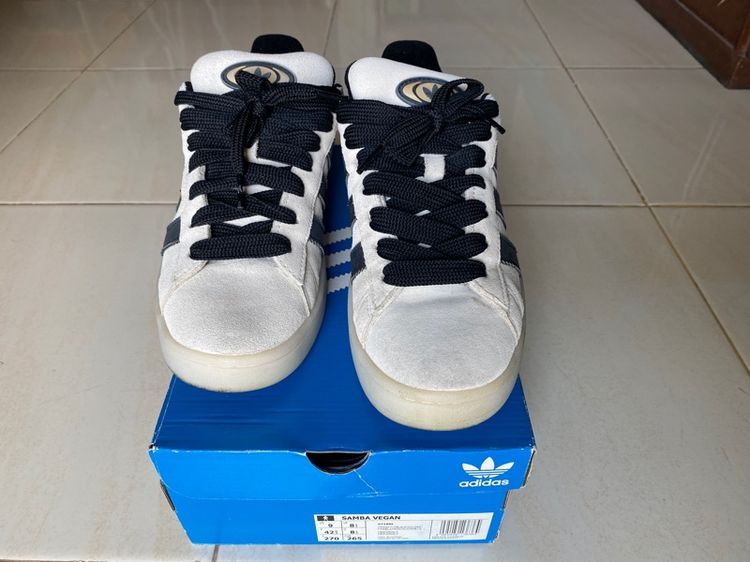 ADIDAS CAMPUS WHITE BLACK  รูปที่ 4