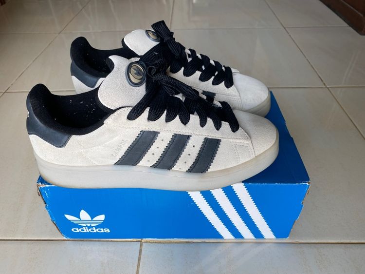 ADIDAS CAMPUS WHITE BLACK  รูปที่ 2