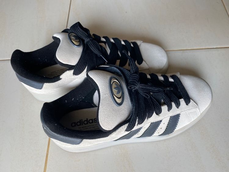 ADIDAS CAMPUS WHITE BLACK  รูปที่ 6