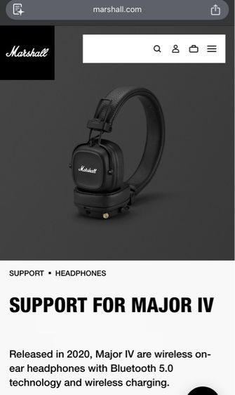 หูฟัง Marshall แท้ นัดรับได้ ส่งฟรีEMS