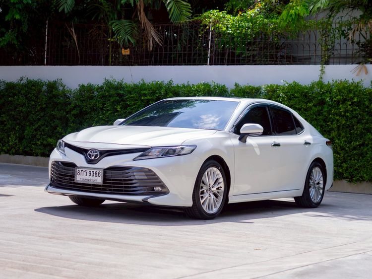Toyota Camry 2019 2.5 G Sedan เบนซิน ไม่ติดแก๊ส เกียร์อัตโนมัติ ขาว รูปที่ 3