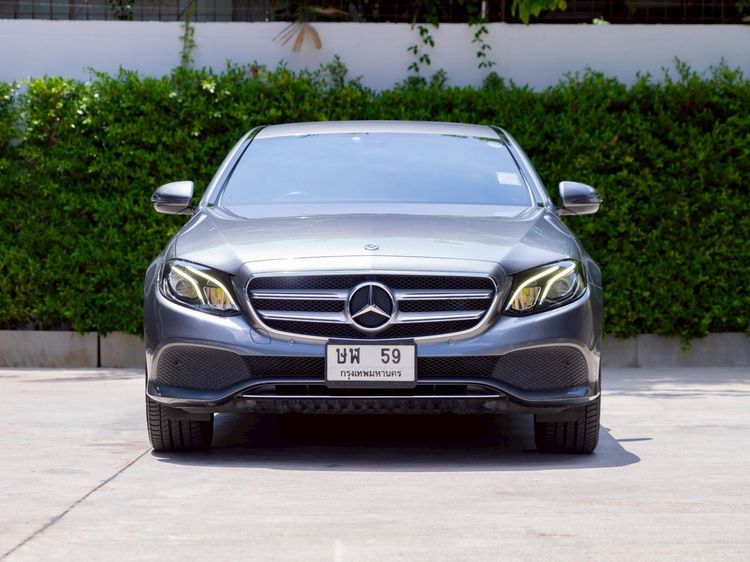 Mercedes-Benz E-Class 2018 E350e Sedan ปลั๊กอินไฮบริด (PHEV) ไม่ติดแก๊ส เกียร์อัตโนมัติ เทา รูปที่ 2