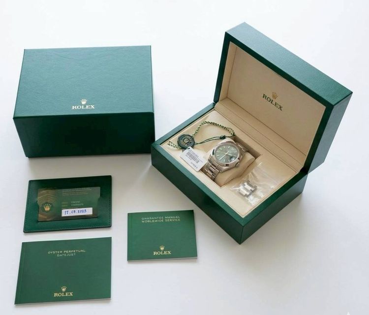ขายนาฬิกา Rolex Datejust 41 Mint Green รูปที่ 9