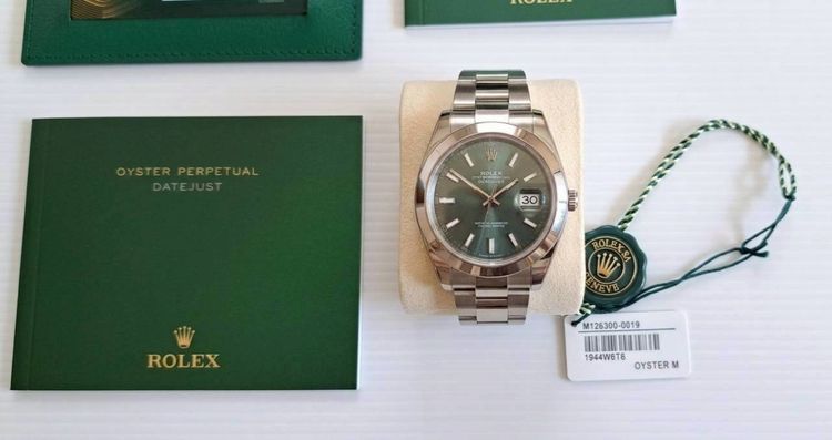 ขายนาฬิกา Rolex Datejust 41 Mint Green รูปที่ 6