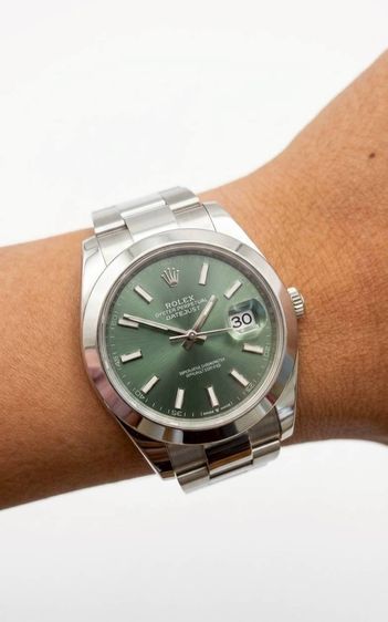 ขายนาฬิกา Rolex Datejust 41 Mint Green รูปที่ 4