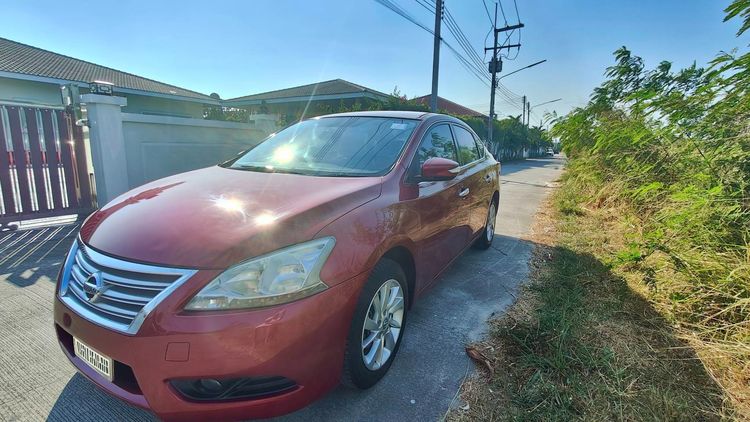Nissan Sylphy 2012 1.6 V Sedan เบนซิน ไม่ติดแก๊ส เกียร์อัตโนมัติ แดง รูปที่ 2