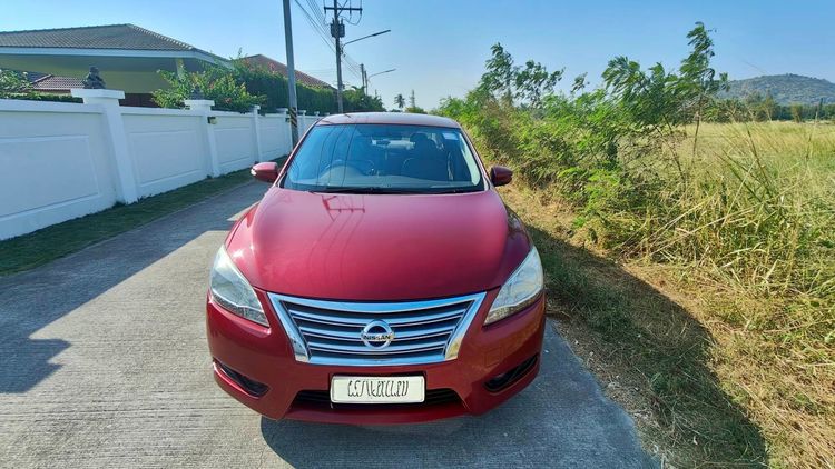 Nissan Sylphy 2012 1.6 V Sedan เบนซิน ไม่ติดแก๊ส เกียร์อัตโนมัติ แดง รูปที่ 3
