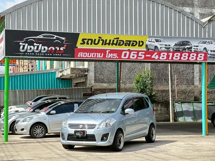 Suzuki Ertiga 2014 1.4 GX Sedan เบนซิน ไม่ติดแก๊ส เกียร์อัตโนมัติ ฟ้า รูปที่ 4