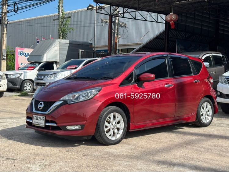 รถ Nissan Note 1.2 VL สี แดง