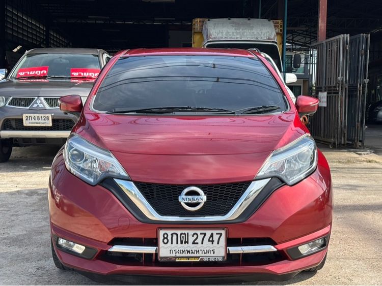 Nissan Note 2018 1.2 VL เบนซิน ไม่ติดแก๊ส เกียร์อัตโนมัติ แดง รูปที่ 2