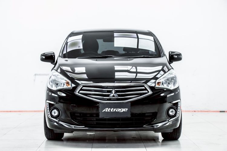Mitsubishi Attrage 2018 1.2 GLX Sedan เบนซิน ไม่ติดแก๊ส เกียร์อัตโนมัติ ดำ รูปที่ 4