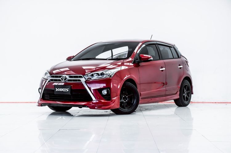 Toyota Yaris 2014 1.2 G Sedan เบนซิน ไม่ติดแก๊ส เกียร์อัตโนมัติ แดง