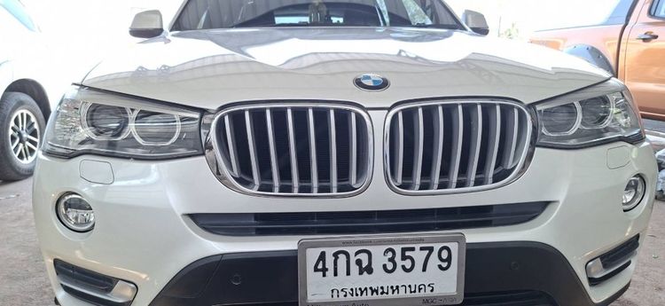 BMW X3 2015 2.0 xDrive20d Highline 4WD ดีเซล ไม่ติดแก๊ส เกียร์อัตโนมัติ ขาว รูปที่ 2