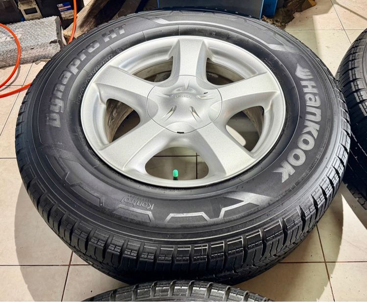 ล้อแม็กISUZUขอบ17 แถมยาง 265 65 17 ครบชุด รูปที่ 6