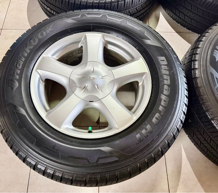 ล้อแม็กISUZUขอบ17 แถมยาง 265 65 17 ครบชุด รูปที่ 5