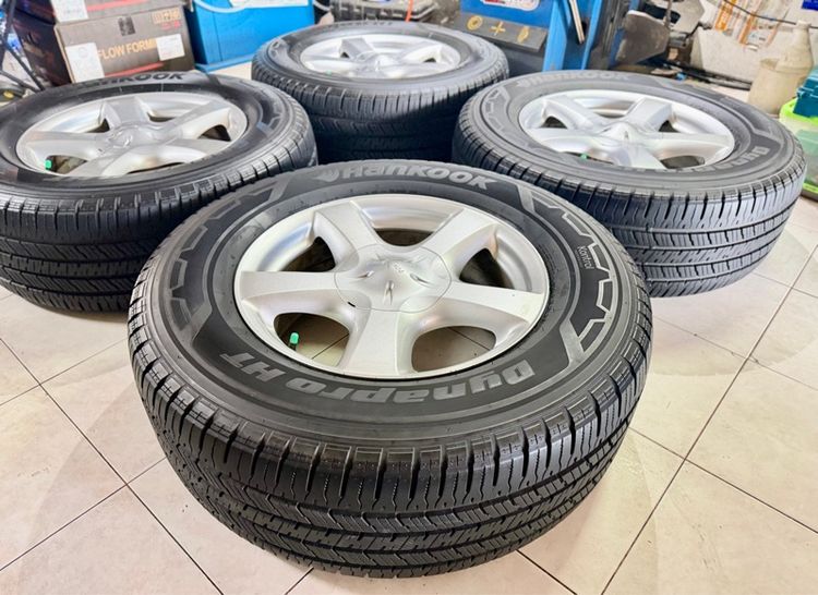 ล้อแม็กISUZUขอบ17 แถมยาง 265 65 17 ครบชุด รูปที่ 2