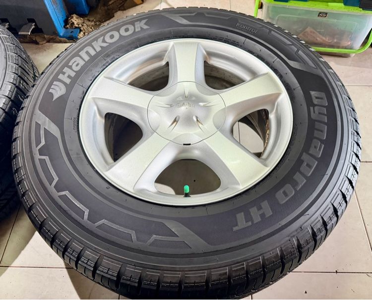 ล้อแม็กISUZUขอบ17 แถมยาง 265 65 17 ครบชุด รูปที่ 3