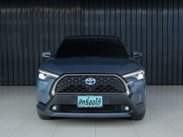 รถ Toyota Corolla Cross 1.8 Hybrid Premium สี ขาว