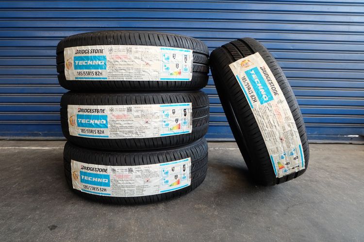 🏆 ยางใหม่ Bridgestone รุ่น Techno ขนาด 185 55R15 ปี25