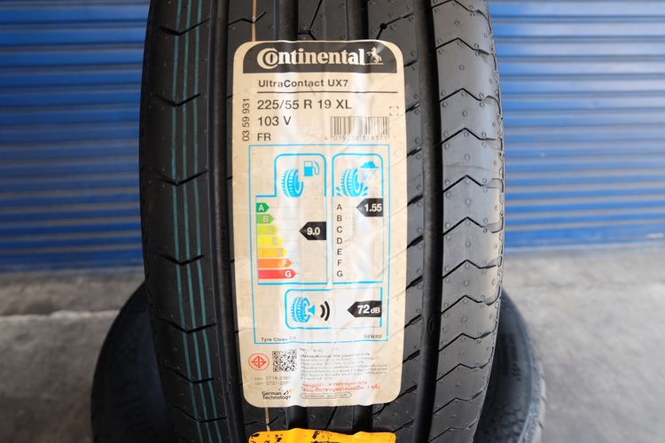 🌼 ยางใหม่ปลายปี25 Continental UltraContact UX7 ขนาด 225 55R19 รูปที่ 2