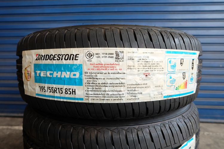 🏆 ยางใหม่ Bridgestone รุ่น Techno ขนาด 195 55R15 ปี25 รูปที่ 2