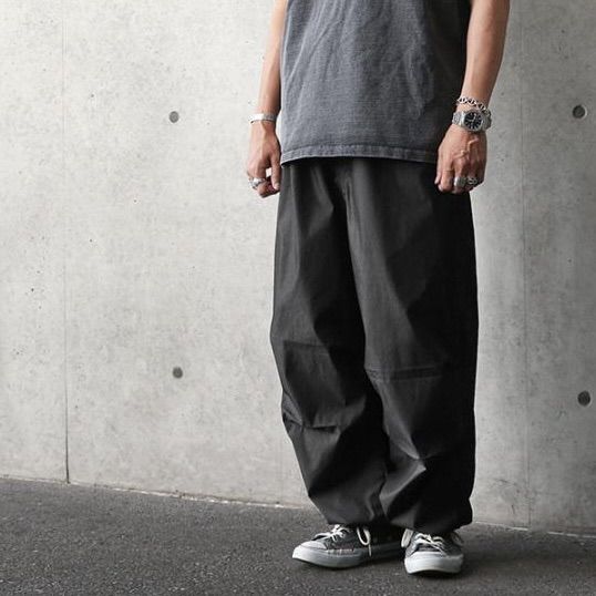 ดำ อื่นๆ กางเกงBaggy