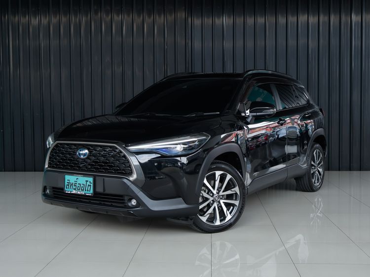 Toyota Corolla Cross 2022 1.8 Hybrid Premium Safety Utility-car ไฮบริด ไม่ติดแก๊ส เกียร์อัตโนมัติ ดำ รูปที่ 2