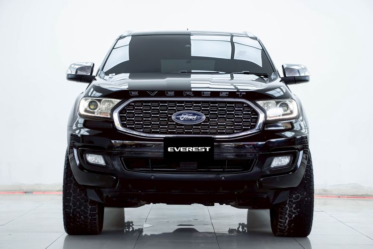 Ford Everest 2019 2.0 Bi-Turbo Titanium+ 4WD Utility-car ดีเซล ไม่ติดแก๊ส เกียร์อัตโนมัติ ดำ รูปที่ 4