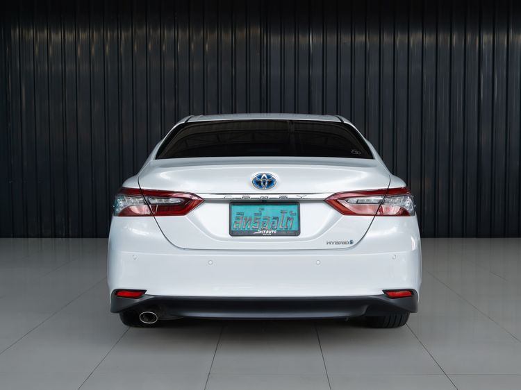 Toyota Camry 2022 2.5 HEV Premium Luxury Sedan ไฮบริด ไม่ติดแก๊ส เกียร์อัตโนมัติ ขาว รูปที่ 3