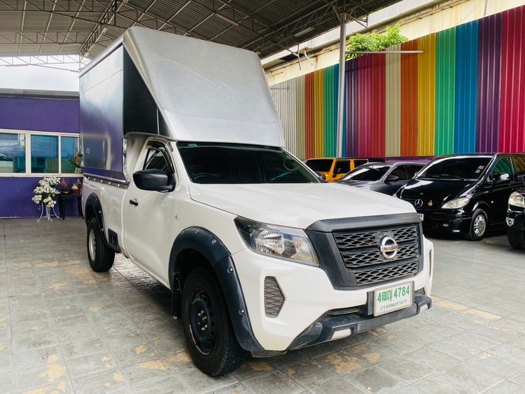 Nissan Navara 2022 2.5 SL Pickup ดีเซล ไม่ติดแก๊ส เกียร์ธรรมดา ขาว รูปที่ 2