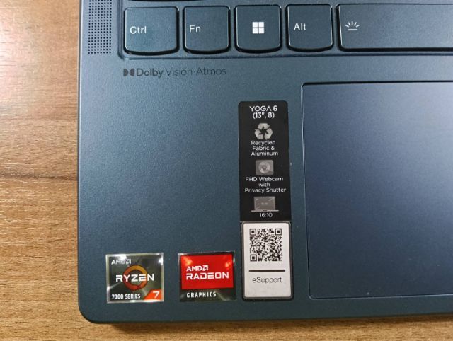 Lenovo YOGA 6(13") Pen and Touch Screen.  รูปที่ 8